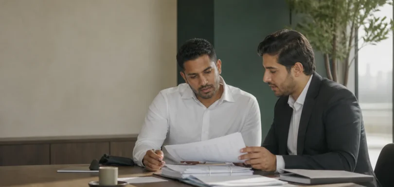Finance professionals reviewing UAE Corporate Tax relief documentation
